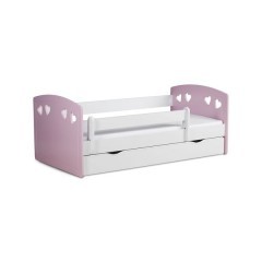 Dětská postel JULIA - barva růžová - 180x80 cm